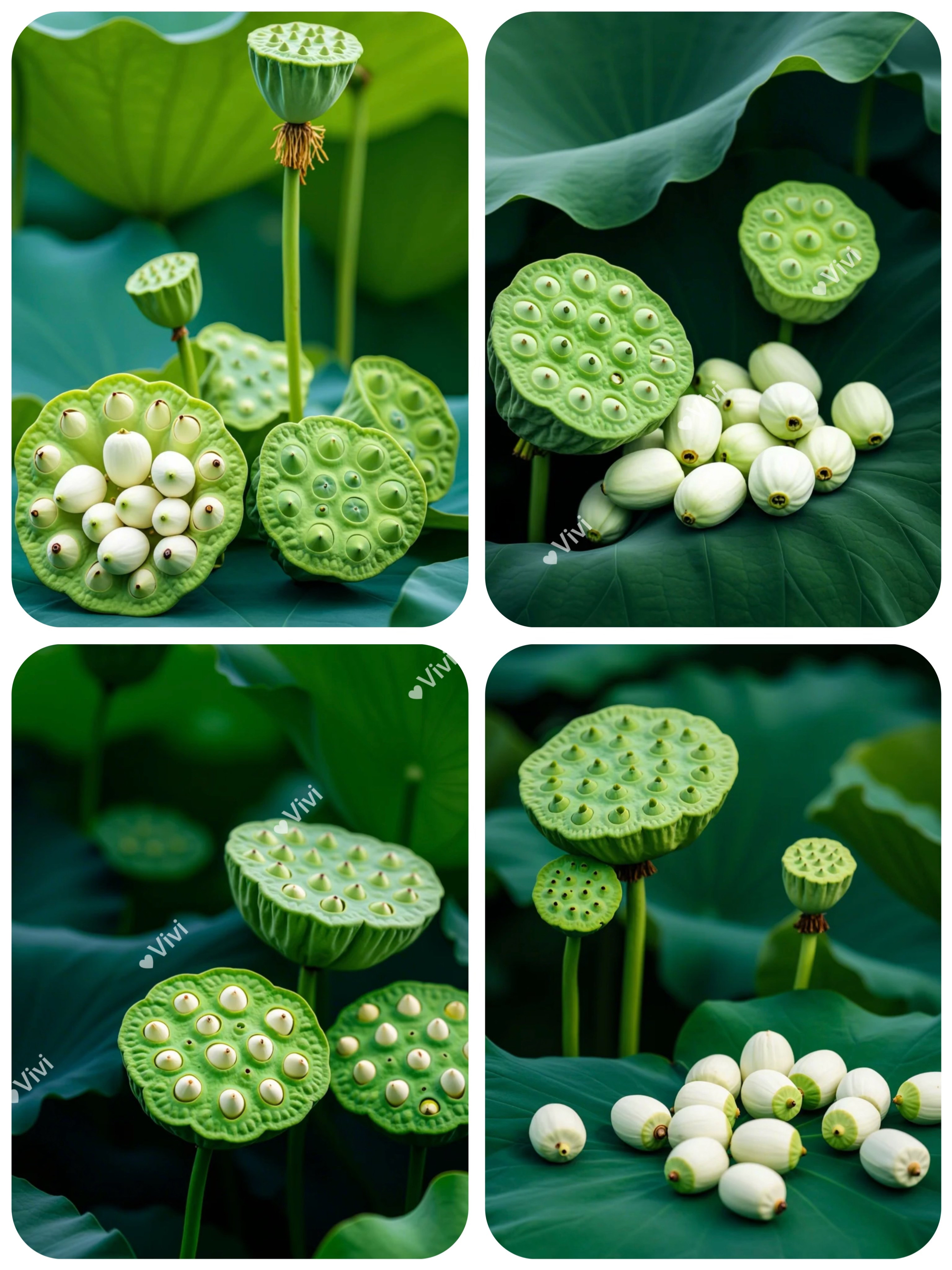 荷叶荷花莲子图片大全图片