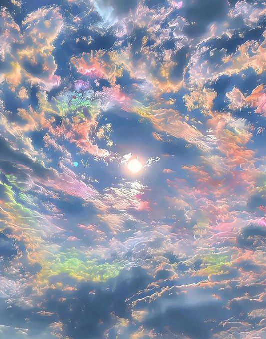 五彩缤纷的天空.