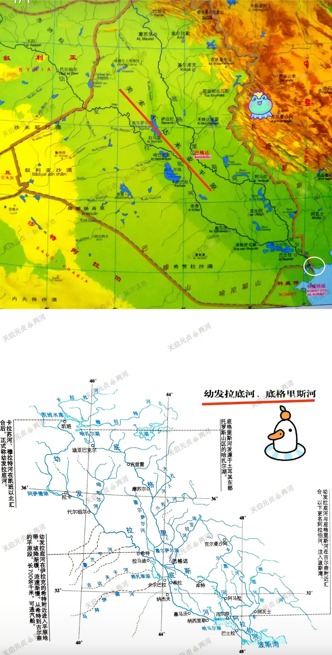 西亚地形图全图图片