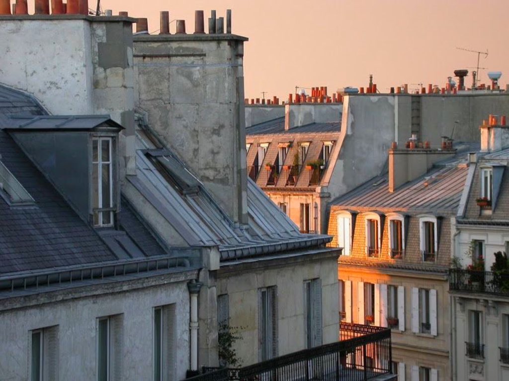 巴黎屋顶的神奇之处.