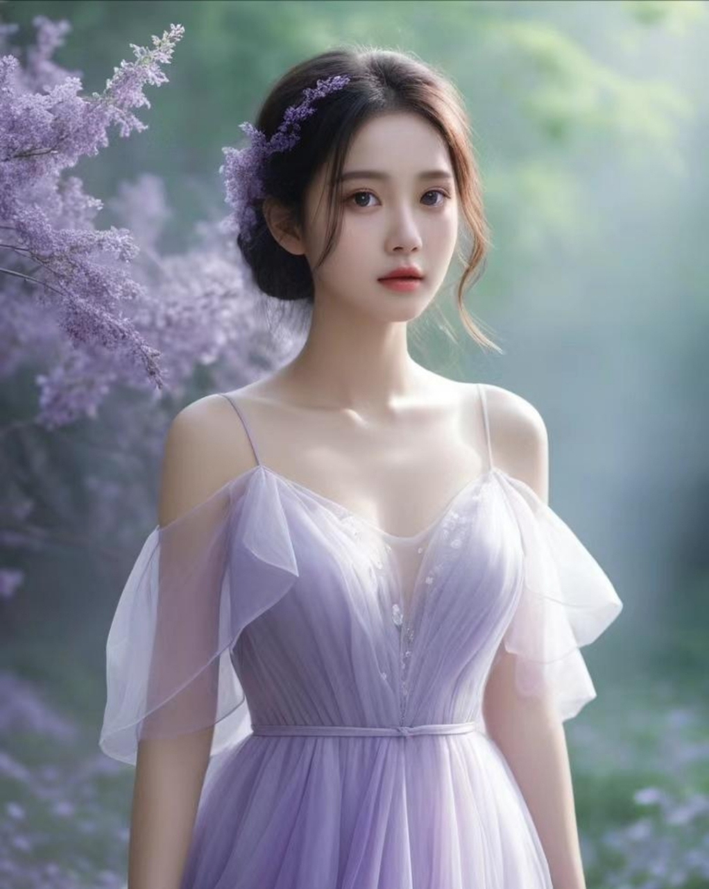 紫衣女子#乐享周末分享吧