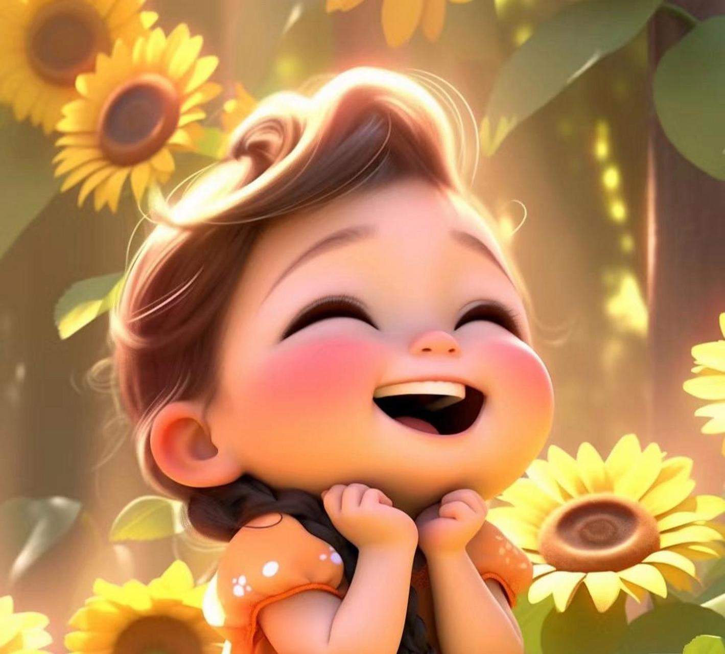 没心没肺,快乐加倍  祝你笑口常开,快乐每一天