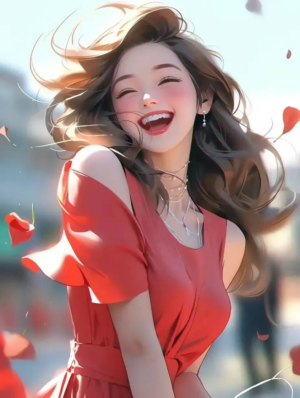 幸福是种感觉 ,想起某些人或事就会情不自禁嘴角上扬开心大笑