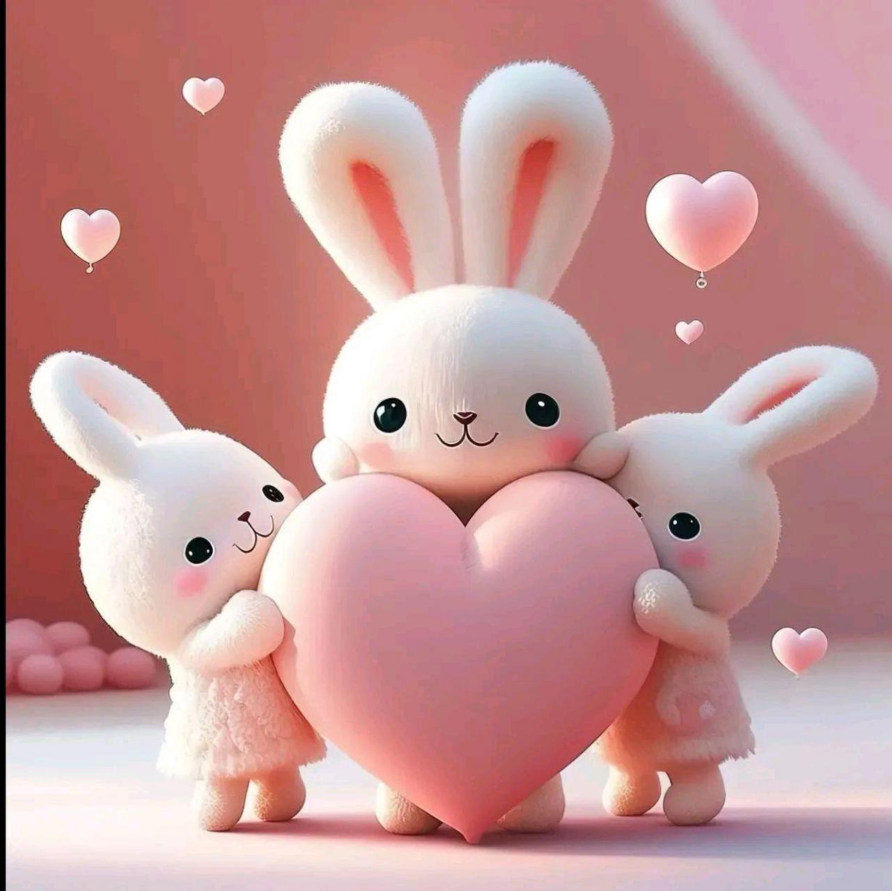 爱心兔92#壁纸