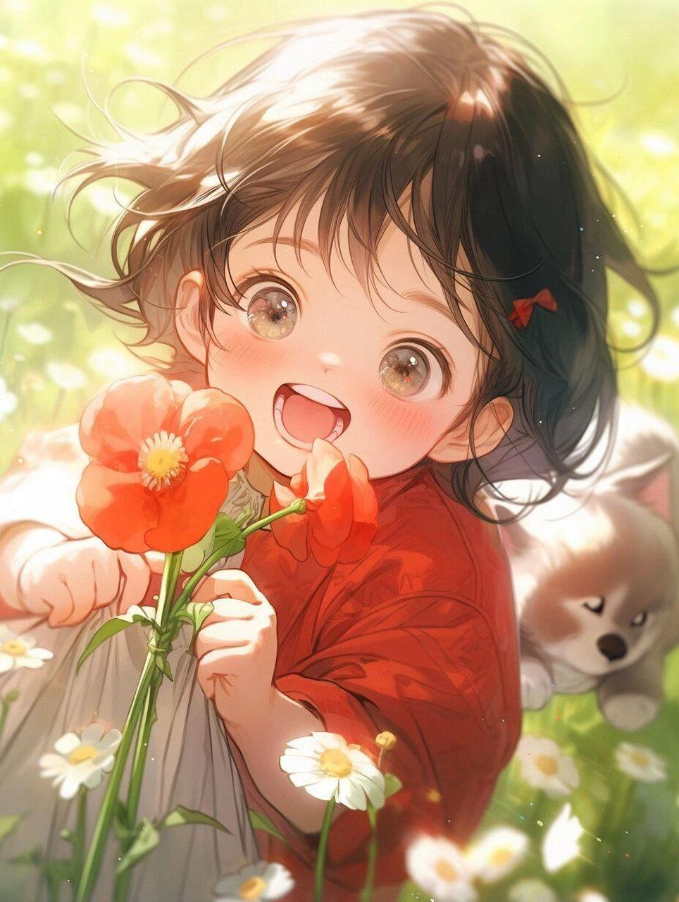 爱笑的女孩运气都不会太差[鲜花]