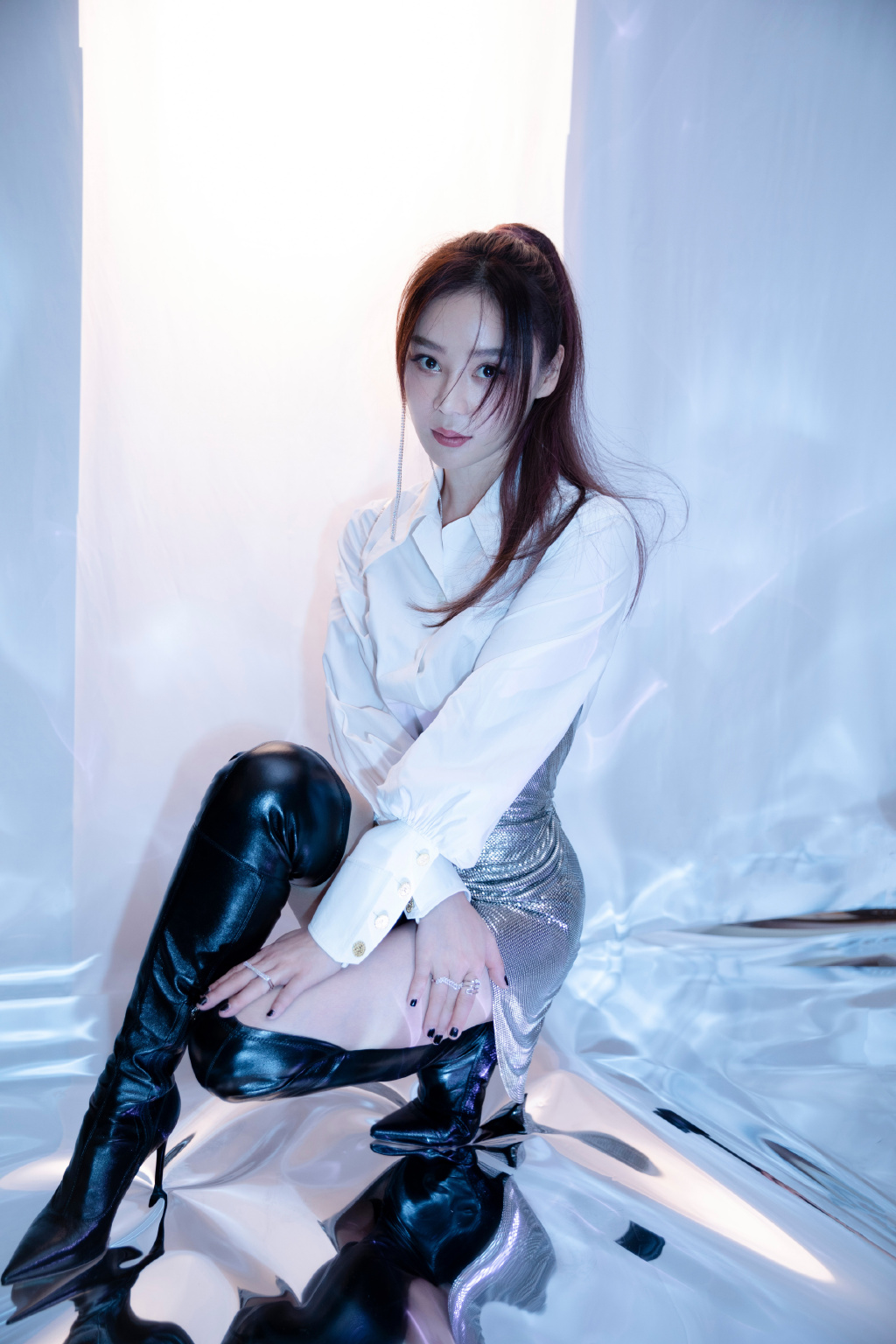 袁姗姗, 长腿女神魅力无限,时尚穿搭尽显个性风范