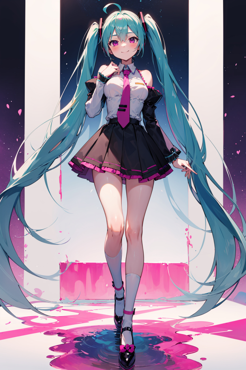 下次發變裝!#二次元# #初音未來# #雙馬尾