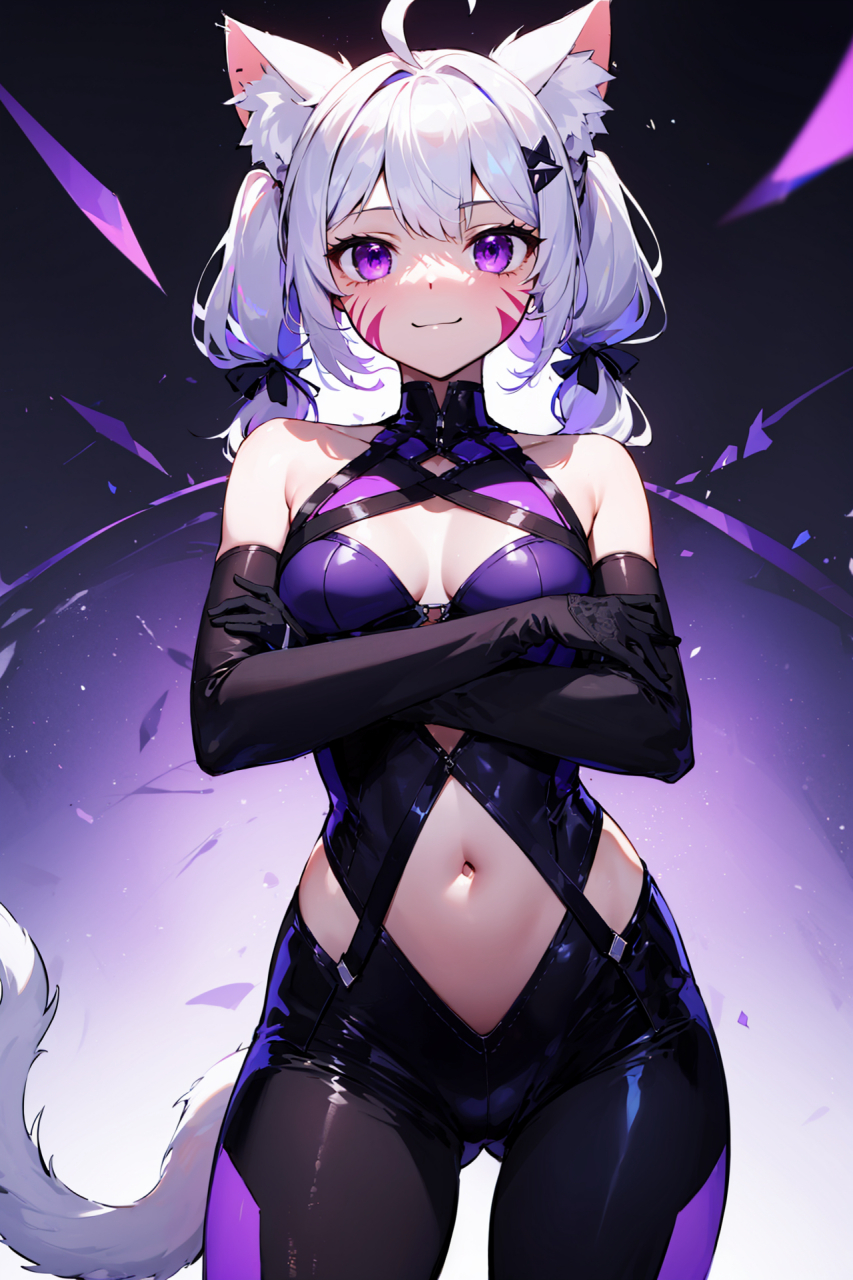 squchan -虚拟主播,白猫,兽族.#二次元# #动漫头像和壁纸# #虚拟主播