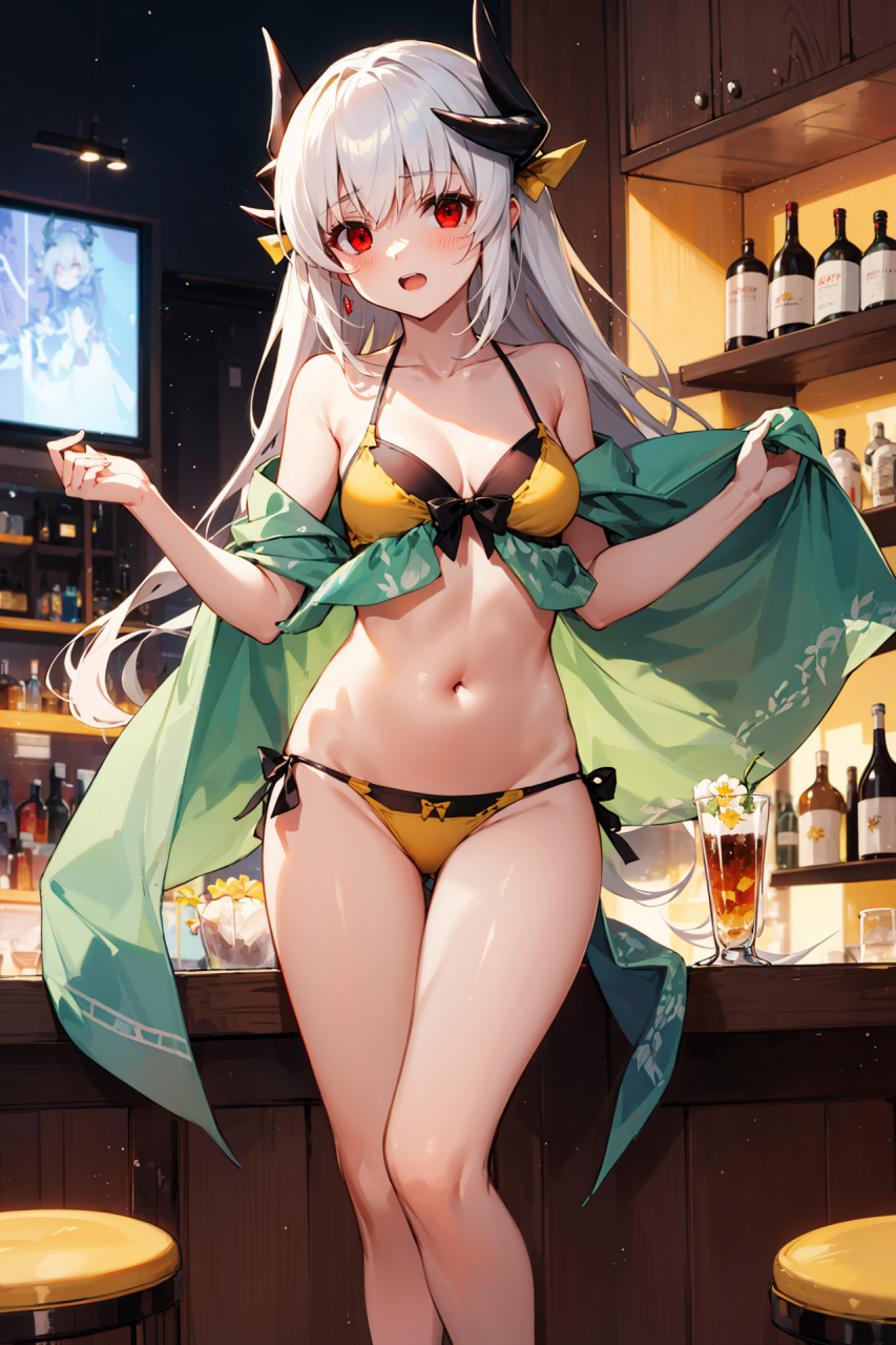 清姬-fate grand order,比基尼,和服,两件套!