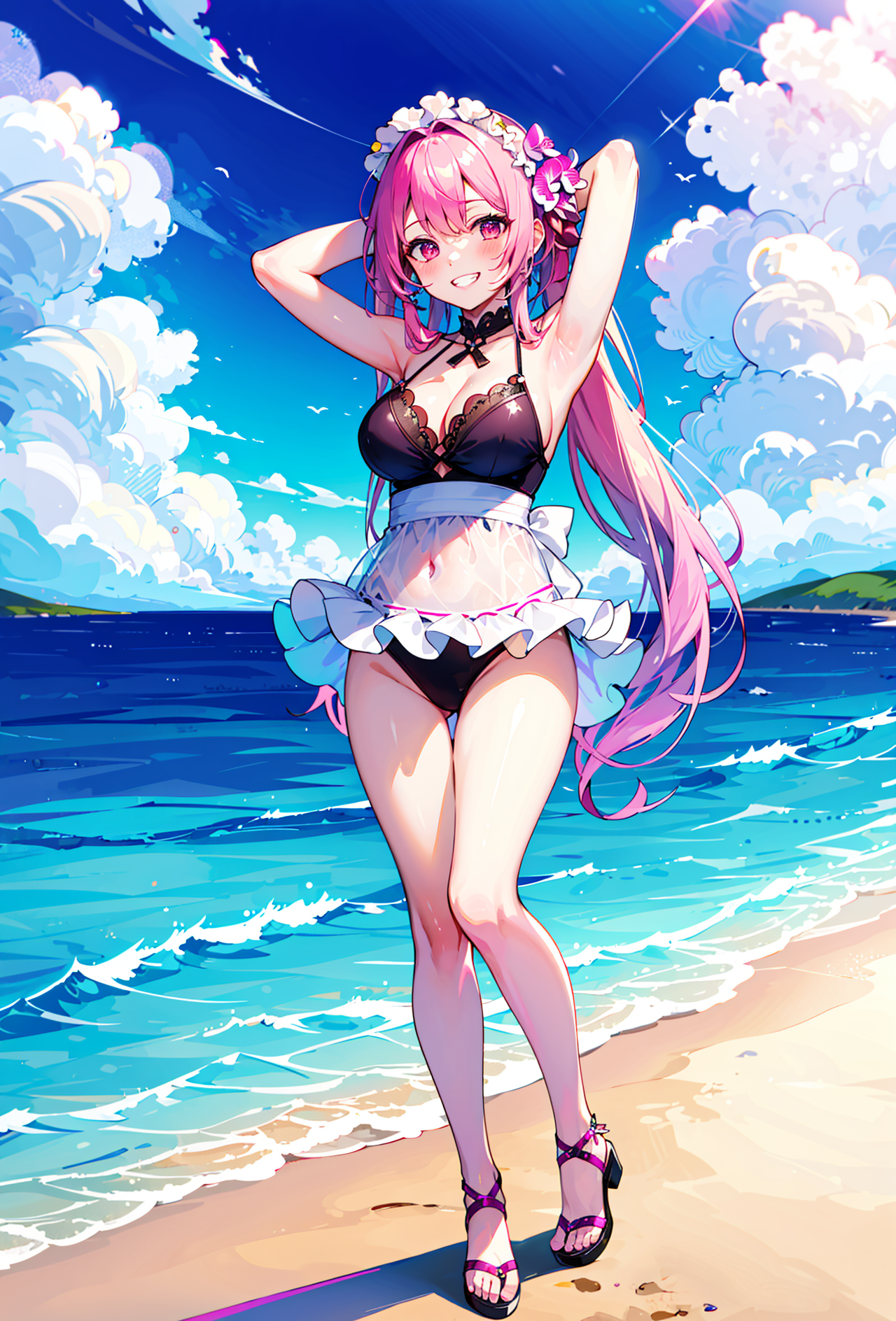 可爱又不失性感的泳装.#二次元#  #泳装美女