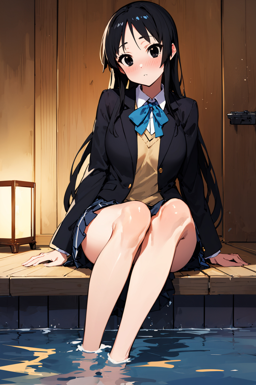 秋山澪-轻音少女,高冷!#二次元# #动漫头像和壁纸# #动漫推荐