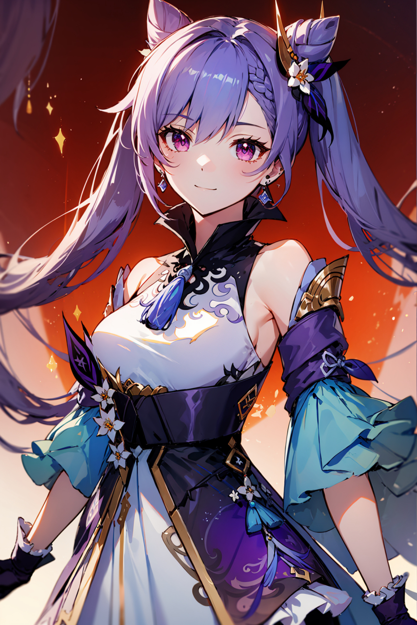 原神刻晴,永远的女神!#ai绘画# #动漫头像和壁纸# #原神