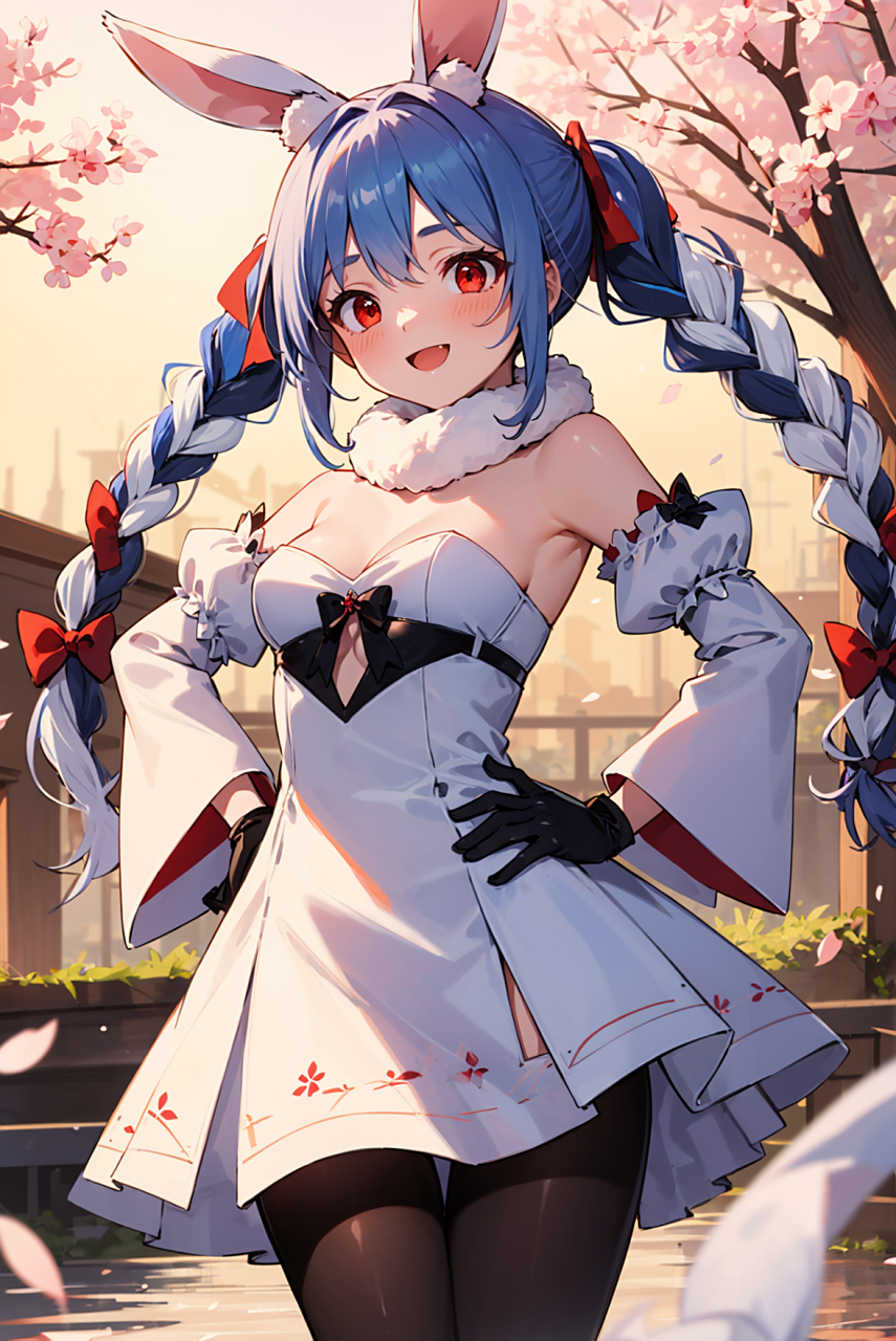 兔田佩克拉 - hololive,兔耳,马尾,软妹子!