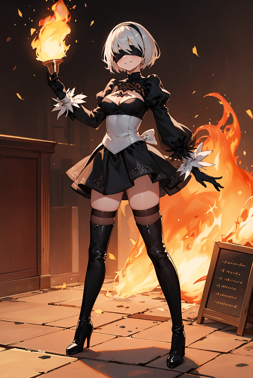 尤尔哈2b-尼尔机械纪元,这个角色名字起的好!