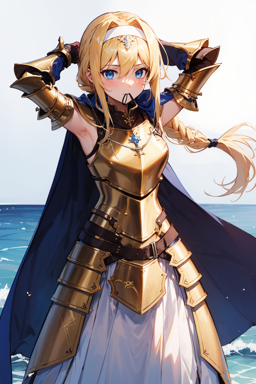 感觉和金闪闪更加般配[舔屏]#二次元# #刀剑神域# #动漫头像和壁纸