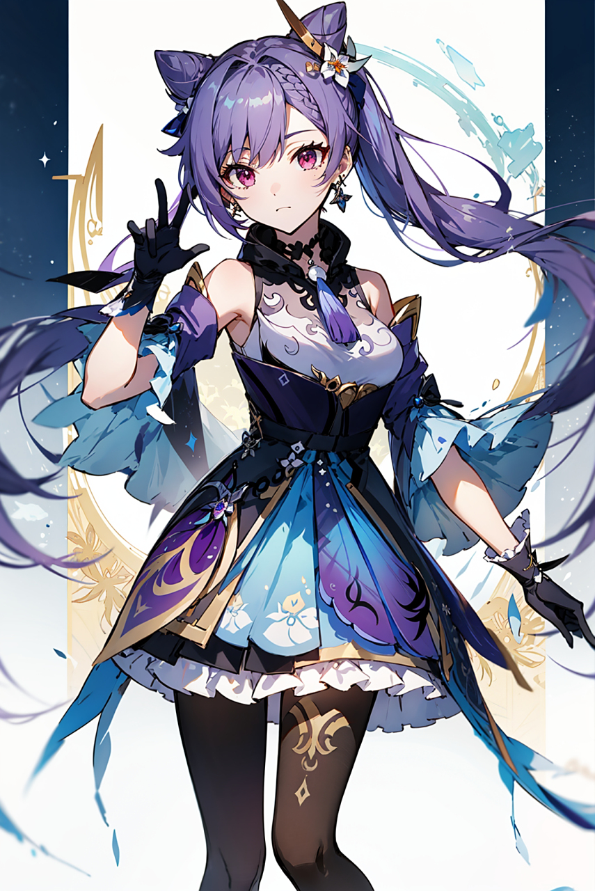 原神刻晴,永远的女神!#ai绘画# #动漫头像和壁纸# #原神