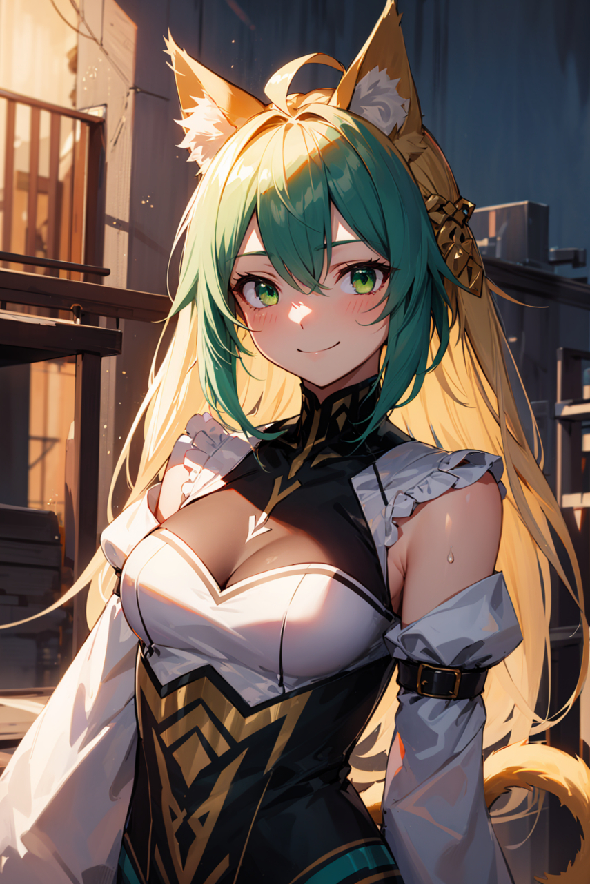 阿塔兰忒-fate grand order 渐变颜色的头发的女猎人 #二次元# #动漫