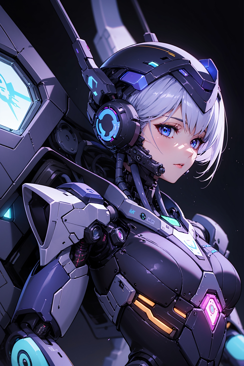 赛博朋克,机甲少女,机娘,#美女 #好图分享 #朋克 #二次元# #动漫头像