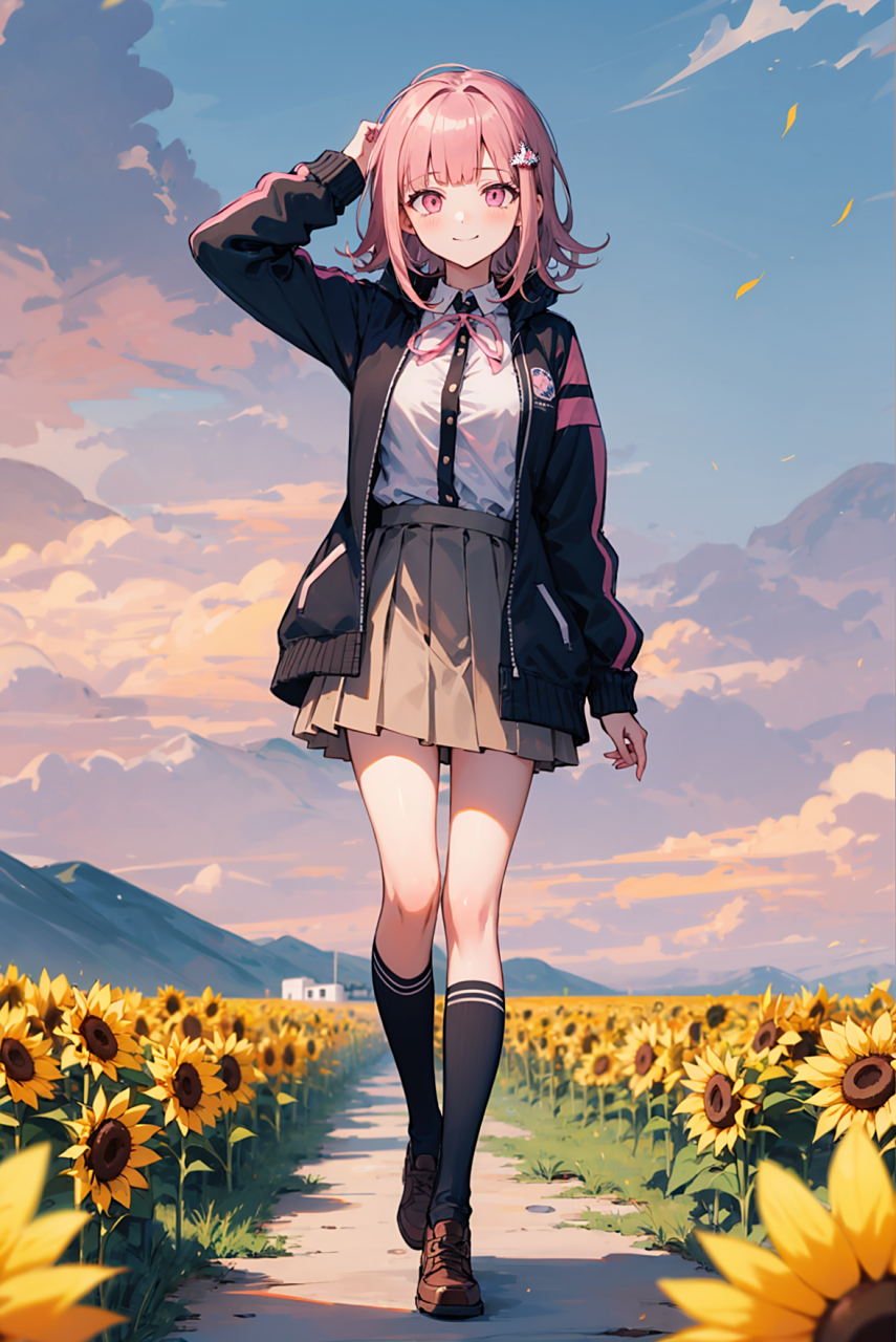 七海千秋-超级弹丸论破,校园解密的二次元游戏,人气角色!