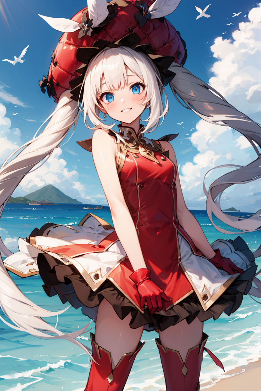 玛丽·安托瓦内特-fate grand order,白毛双马尾,#二次元# #游戏推荐