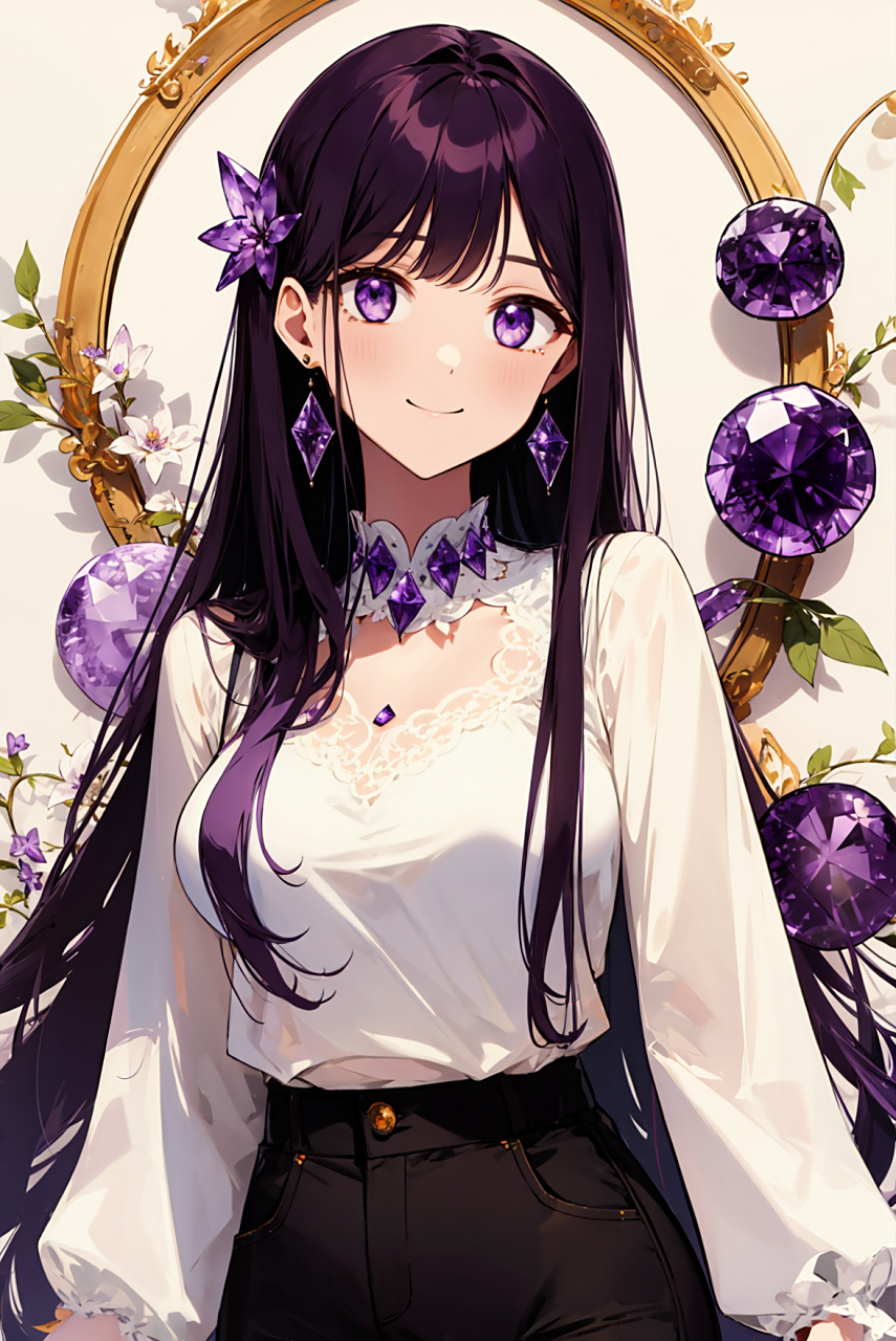 另一种画风的美女,清淡,典雅,! #二次元# #ai绘画# #动漫头像和壁纸