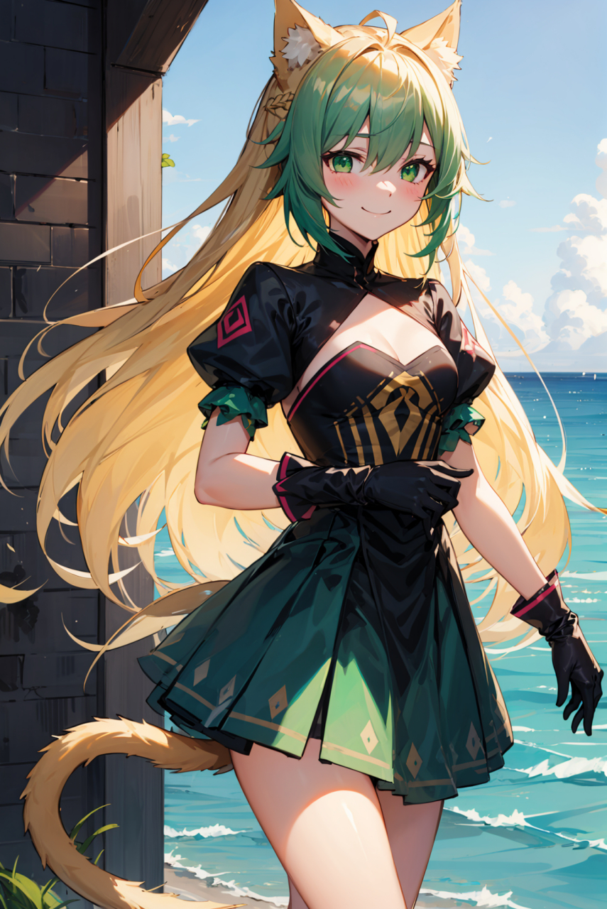 阿塔兰忒-fate grand order 渐变颜色的头发的女猎人 #二次元# #动漫