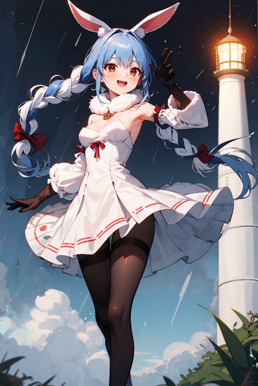 兔田佩克拉 - hololive,兔耳,马尾,软妹子!