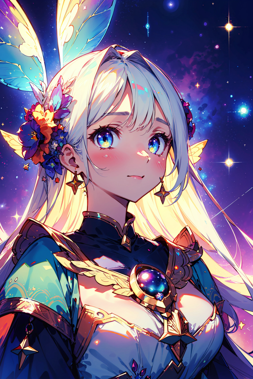 一闪一闪的梦幻美女!#二次元# #动漫头像和壁纸# #美女