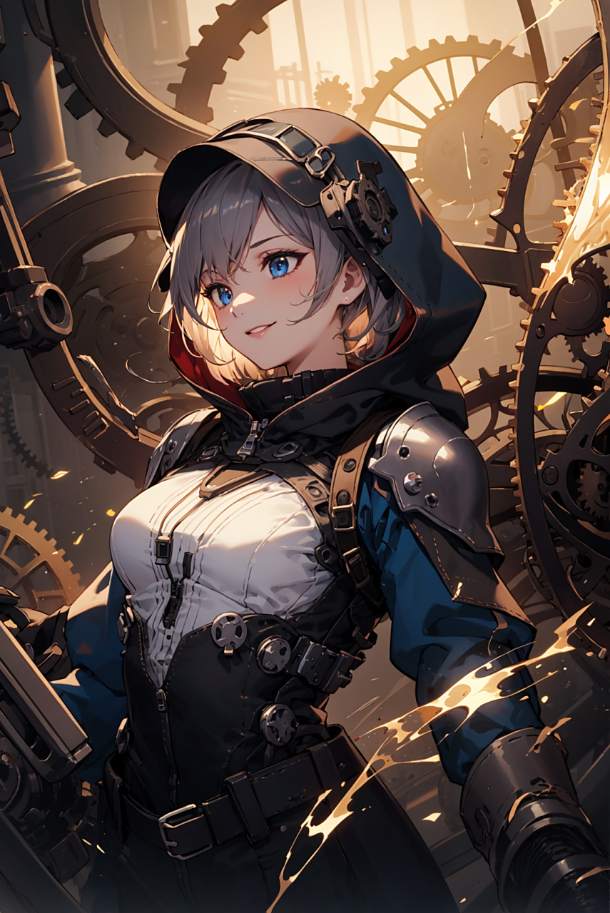 二次元 #朋克 #齿轮 #二次元# #动漫头像和壁纸# #朋克风