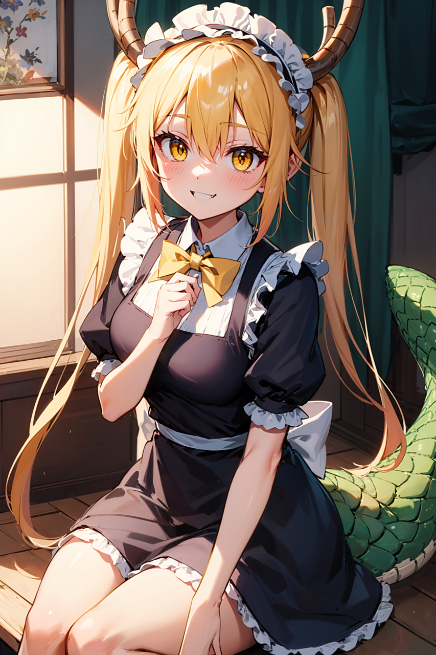 小林家的龙女仆-托尔,龙女为啥能变成女仆?#二次元# #小林家的龙女仆#