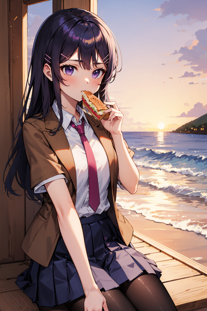 樱岛麻衣-青春猪头少年系列,我也是因为这兔女郎这皮肤才入坑的!你呢?