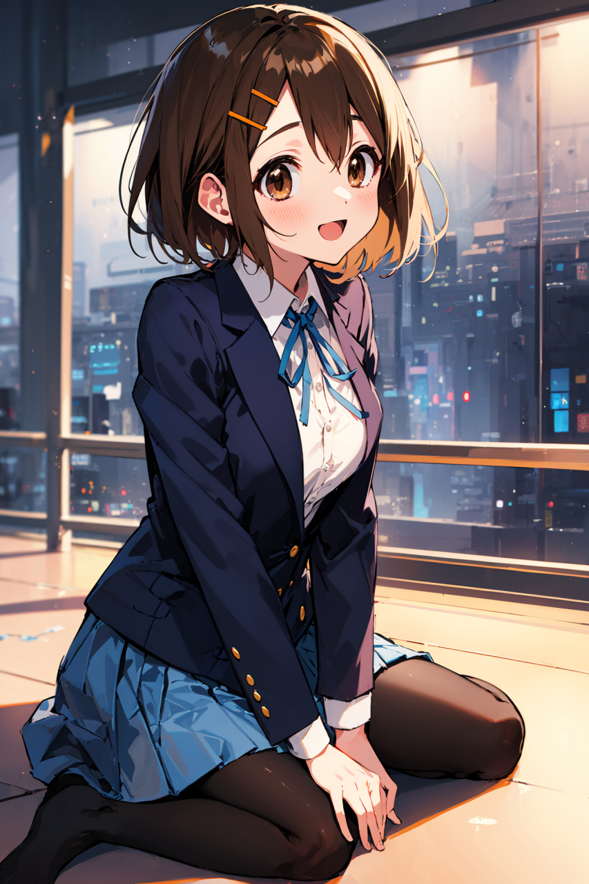 平泽唯-轻音少女,我怎么忘记当年的小唯有黑丝的属性[鼓掌]#二次元