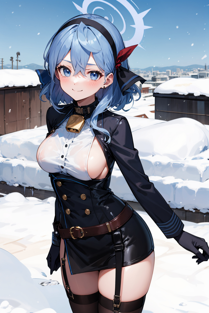 性感的服装!天雨-碧蓝档案#二次元# #动漫头像和壁纸# #游戏推荐