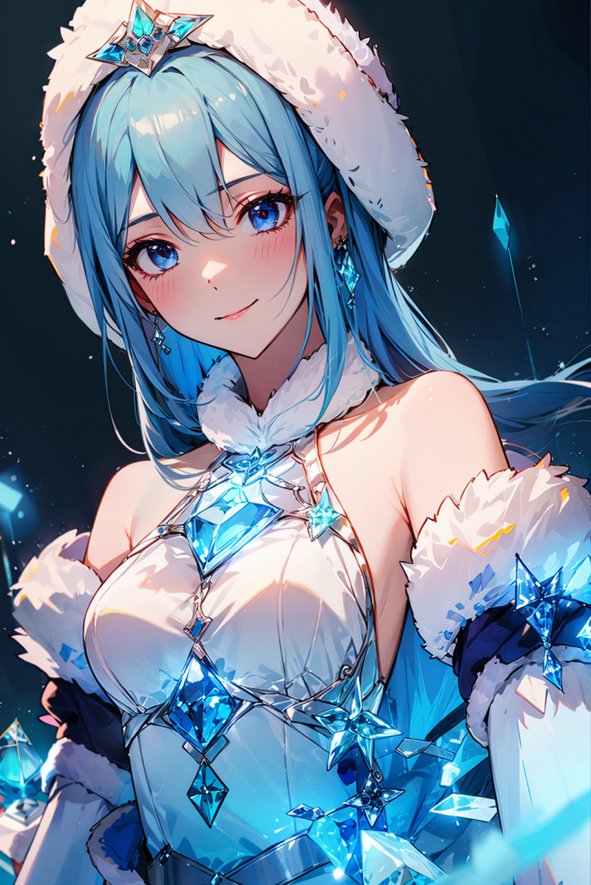 王昭君,冰的世界,在这里,她就是最可爱的主宰!