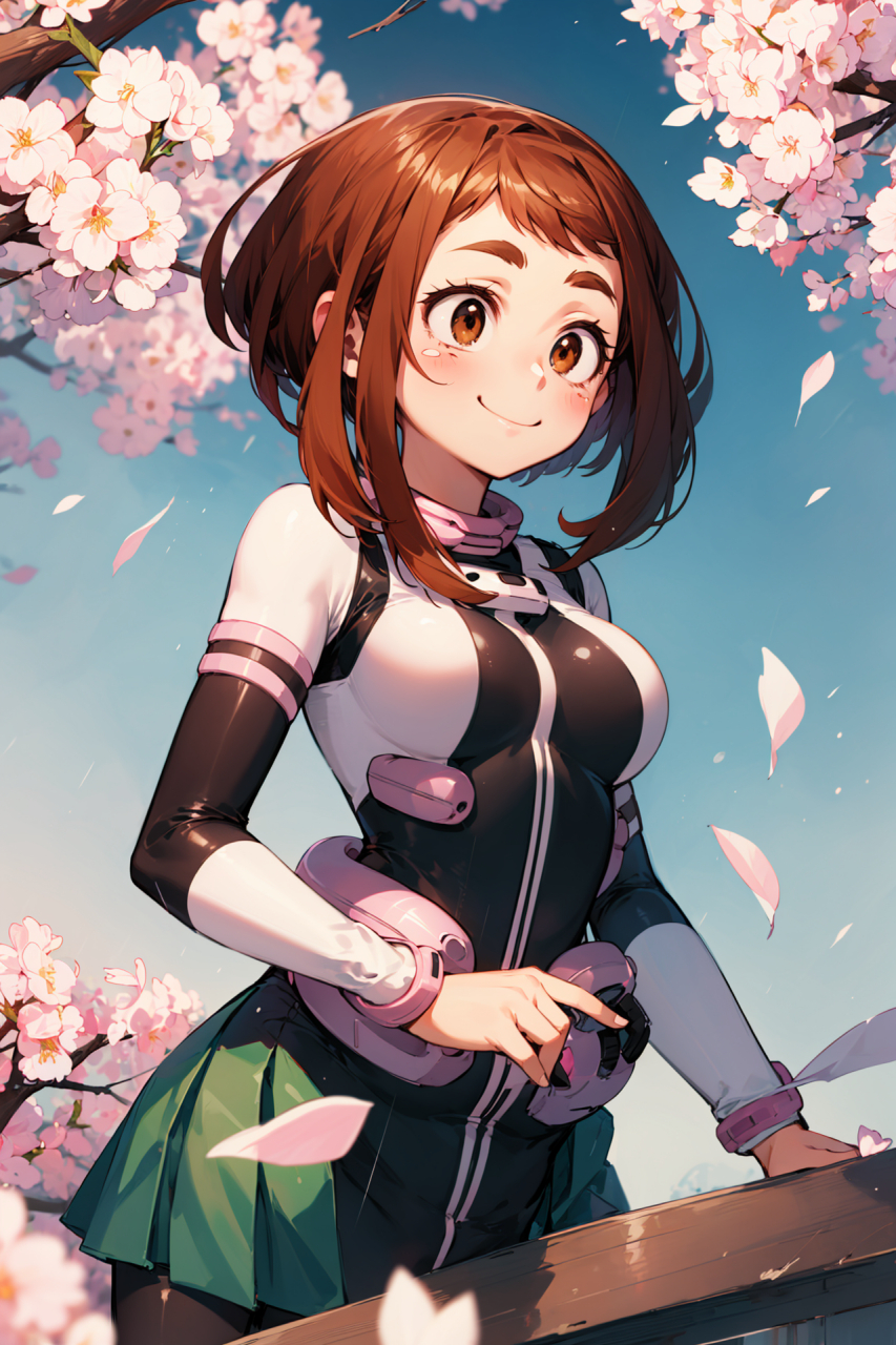 丽日御茶子_英雄学院,虽然这动漫被作者夹带私货,但是里面的角色个性