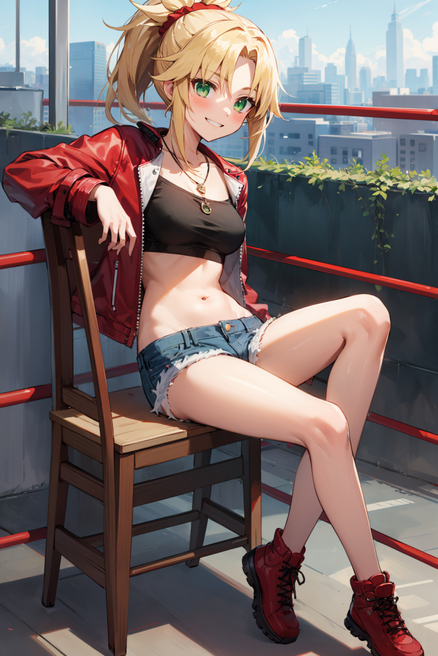 莫德雷德-fate grand order,精炼的身材!