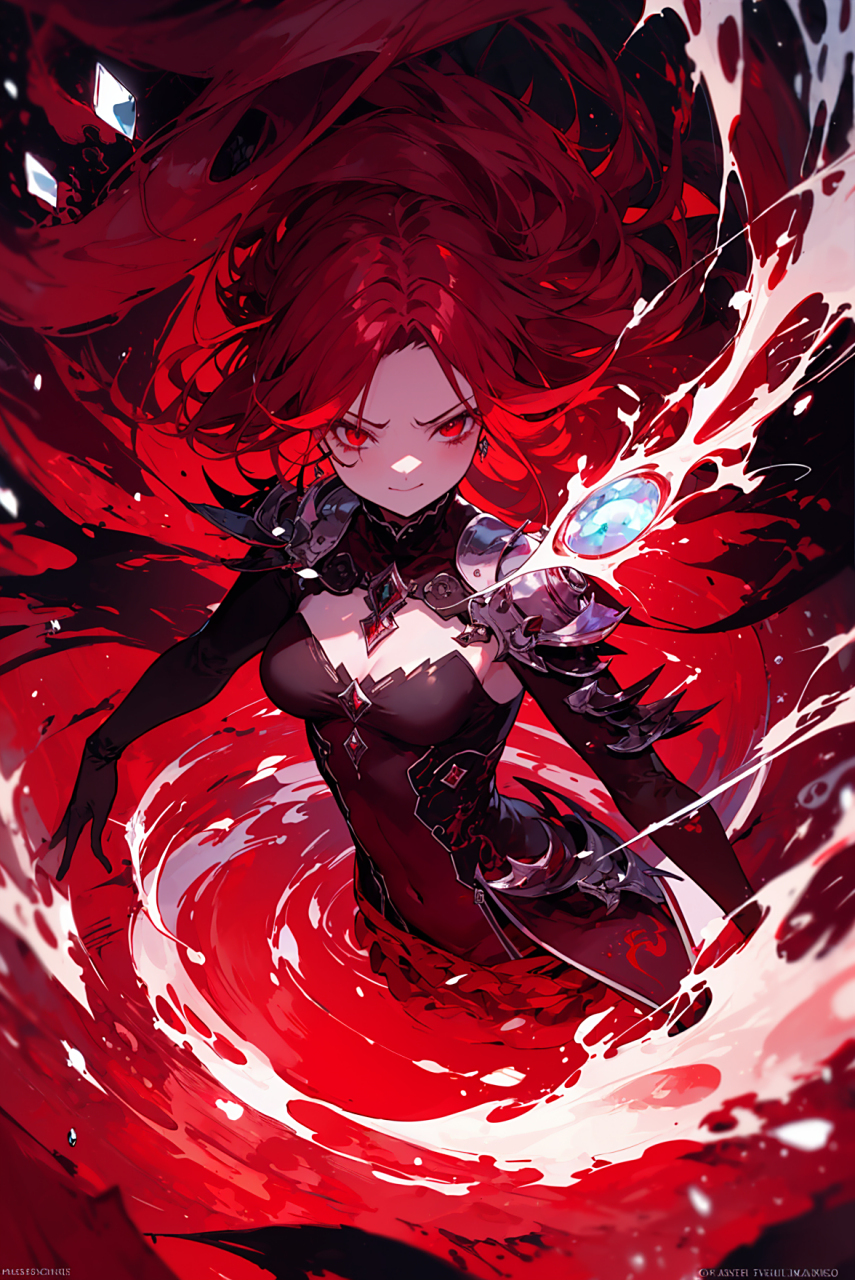 恶魔,伤口,魅力,姚艳,女王!#二次元# #动漫头像和壁纸# #美女