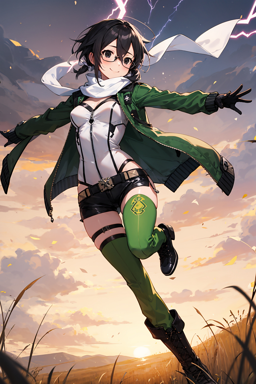 朝田诗乃-刀剑神域,游戏和现实不同皮肤#二次元# #动漫头像和壁纸