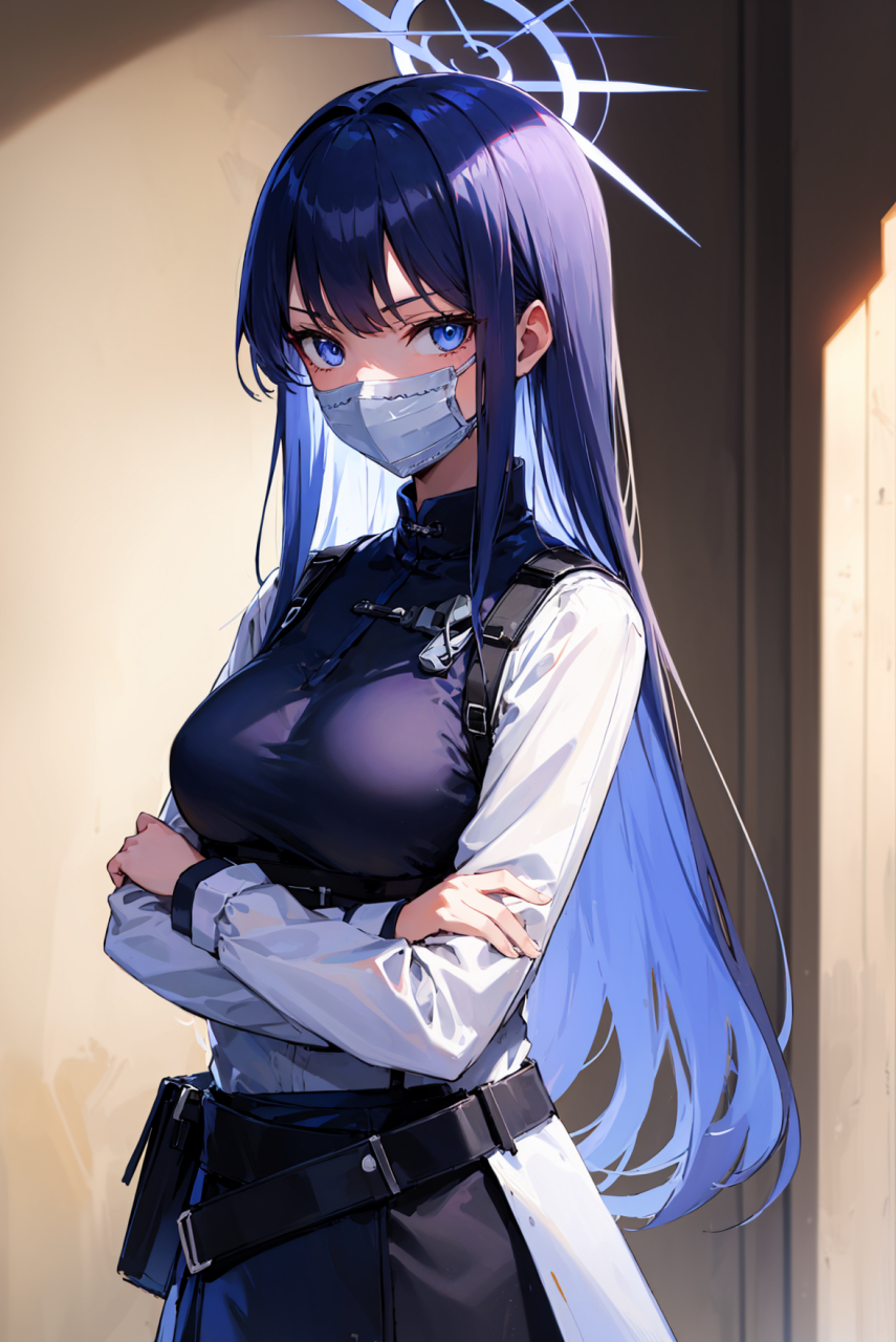 锭前纱织-碧蓝档案,口罩的好处!