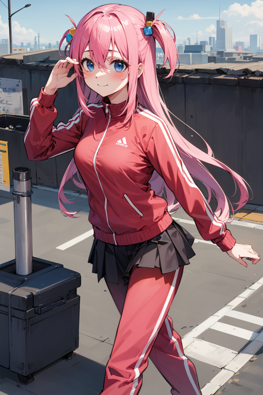 后藤一里-孤独摇滚,为啥裙子下面为啥是运动运动服!