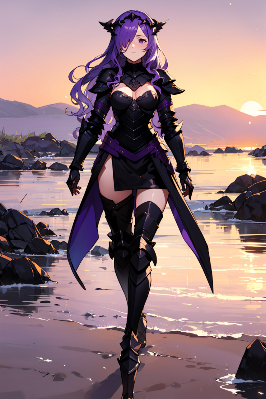 卡米拉 - 火焰之纹章,盔甲长毛女战士!