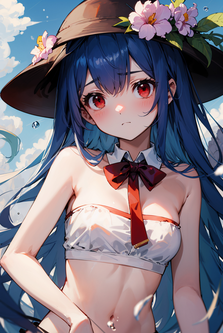 比那名居天子-东方project,东方的mm就是好看#二次元# #动漫头像和