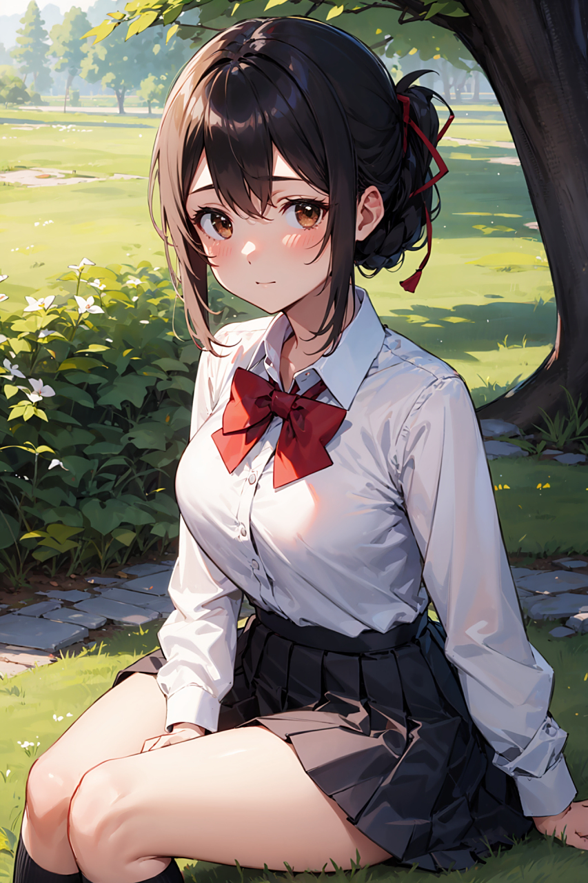 你的名字-宫水三叶,萌妹子最好的归宿就是男人的身体!#二次元# #动漫