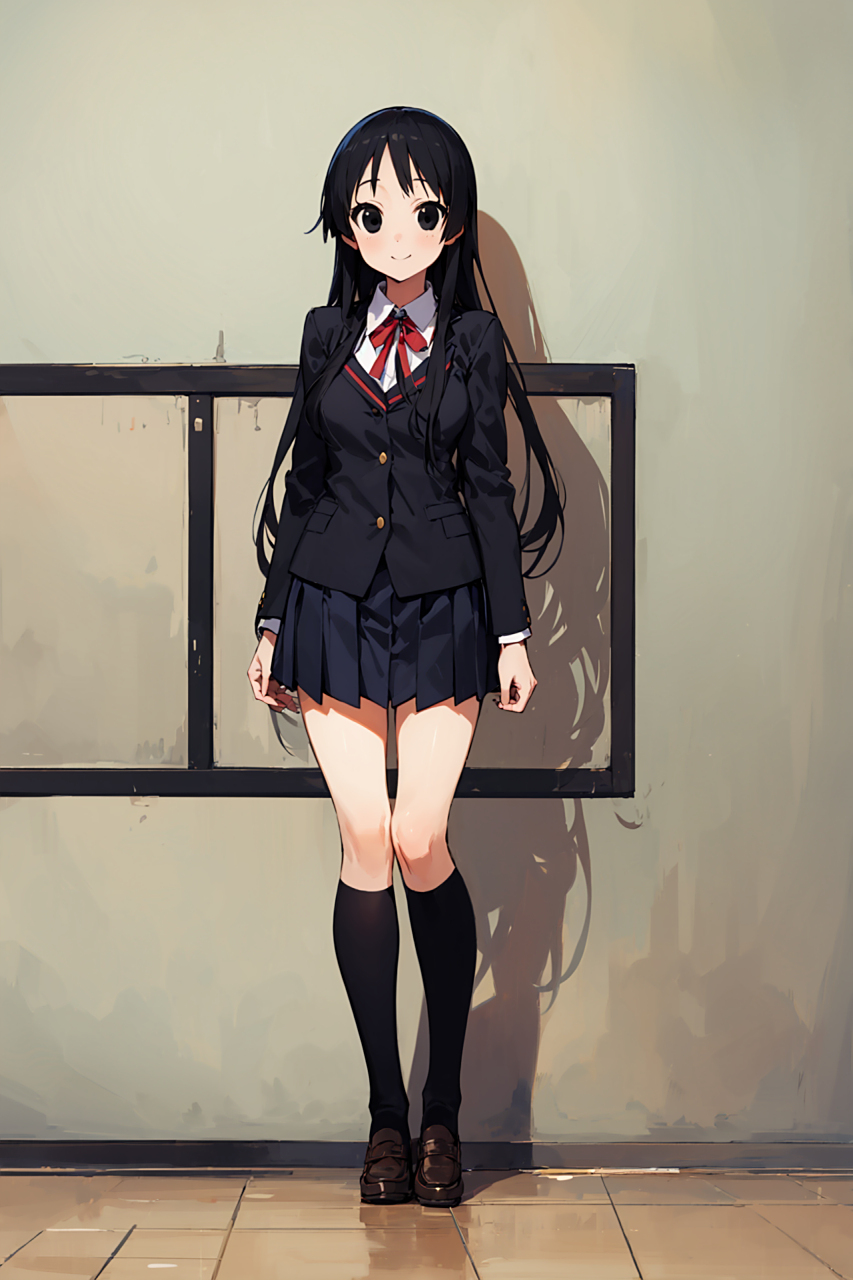 秋山澪-轻音少女,高冷!#二次元# #动漫头像和壁纸# #动漫推荐