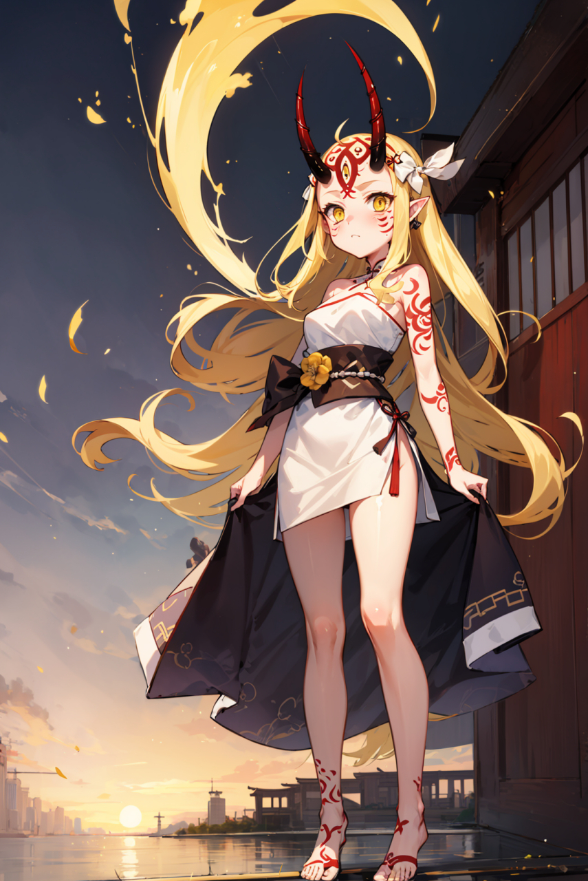 茨木童子-fate grand order,有名的吉祥物,或者说是大妖!