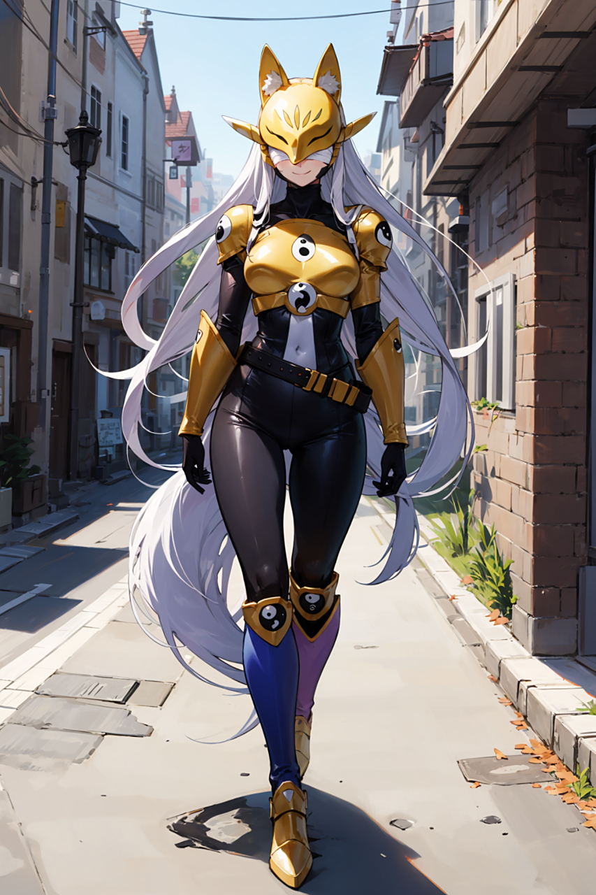 咲夜兽 皮裤,狐狸面具,嗯,有那味了,好看!