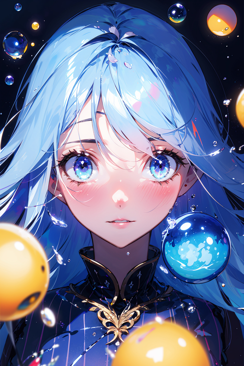 一闪一闪的梦幻美女!#二次元# #动漫头像和壁纸# #美女