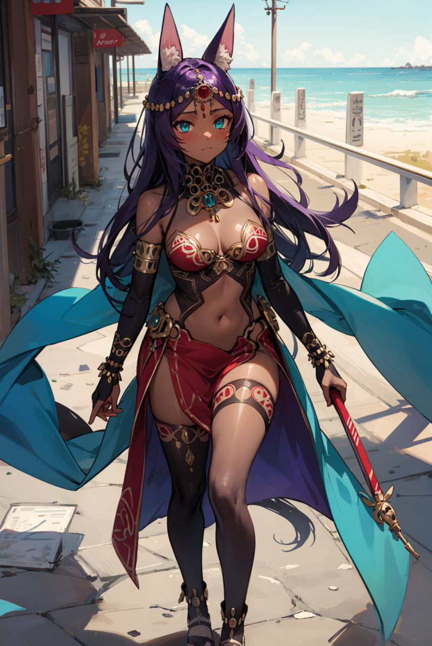 示巴女王-fate grand order,异域风情,异域皮肤,异域服装,好看!