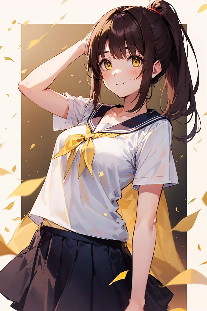 男主眼光不错!#二次元# #动漫头像和壁纸# #路人女主的养成方法