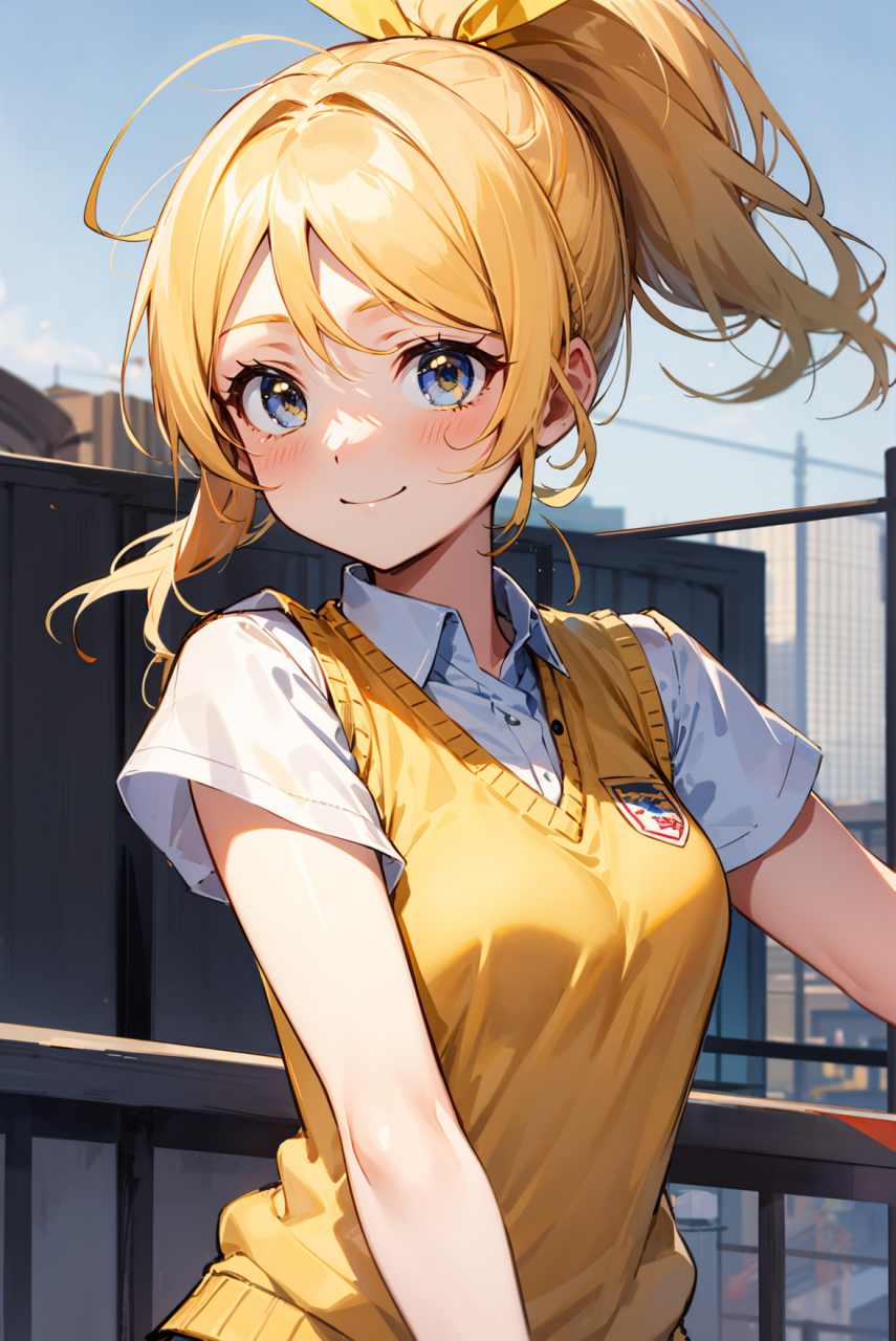 绚濑绘里-love live,金毛!#二次元# #动漫推荐# #动漫头像和壁纸